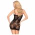 Penthouse Above & Beyond - Mesh Fishnet Dress (Black)  - XL