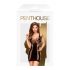 Penthouse Juicy Poison - robe courte à bretelles (noire)