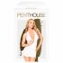 Abito Minidress Scollato e Tanga Coordinato "Penthouse Earth-shaker" (bianco)