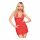 Penthouse Sleepwear Set - Nightgown & Thong (Red)  - M/L