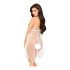 Penthouse Naughty Doll - Spitzenkleid und Tanga (weiß)  - M/L