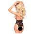 Penthouse Toxic Powder - Halterneck Bodysuit (Black)  - L/XL