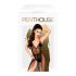 Penthouse Best Forplay - Lace Bodysuit with Sheer Scarf (Black)  - M/L