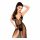 Penthouse Best Forplay - Lace Bodysuit with Sheer Scarf (Black)  - L/XL