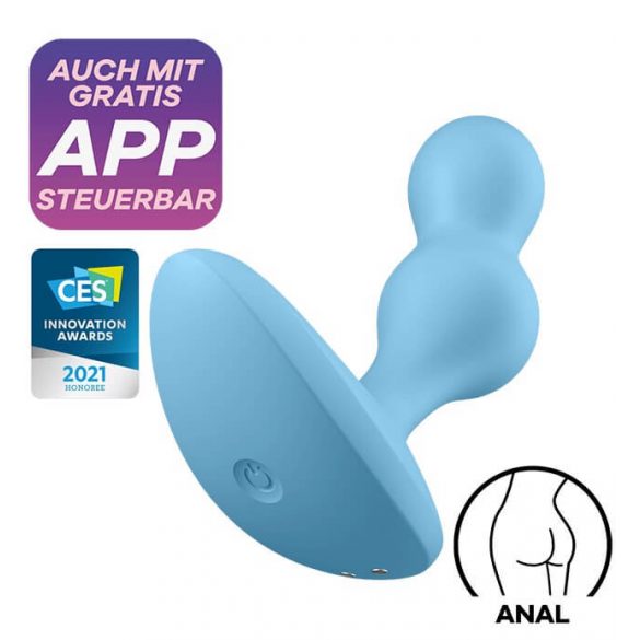 Satisfyer Diepe Duiker - slimme anale vibrator (blauw)