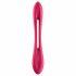 Satisfyer Elastic Joy - uppladdningsbar, flexibel parvibrator (röd)