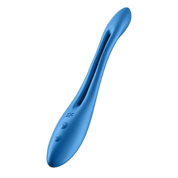 Jeu élastique Satisfyer - Vibromasseur flexible rechargeable (bleu)