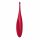 Satisfyer Twirling Fun - Rechargeable, Waterproof Clitoral Vibrator (Red)