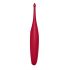 Satisfyer Twirling Fun - Rechargeable, Waterproof Clitoral Vibrator (Red)