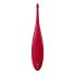 Satisfyer Twirling Fun - Vibratore per clitoride ricaricabile e impermeabile (rosso)