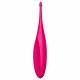 Satisfyer Twirling Fun - Rechargeable, Waterproof Clitoral Vibrator (Magenta)