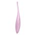 Satisfyer Twirling Joy - išmanusis vandeniui atsparus klitorio vibratorius (rožinis)
