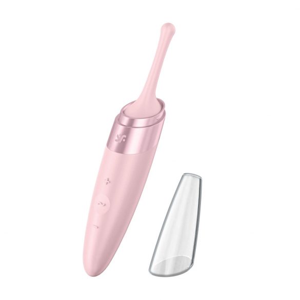 Satisfyer Twirling Delight - επαναφορτιζόμενος, αδιάβροχος δονητής κλειτορίδας (ροζ)