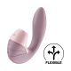 Supernova Satisfyer - vibrateur 2en1 à ondes d'air rechargeable (rose)