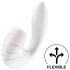 Satisfyer Supernova - Rechargeable, Air-Pulse 2-in-1 Vibrator (White)