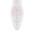 Satisfyer Supernova - oplaadbare luchtdruk 2in1 vibrator (wit)