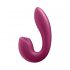 Satisfyer Sunray - oplaadbare luchtdruk 2in1 vibrator (rood)