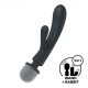 Satisfyer Triple Lover - G-punkti ja masseerija vibraator (hõbedane)