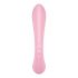 Satisfyer Triple Oh - vibromasseur rechargeable avec stimulateur clitoridien (rose)