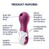 Satisfyer Fortunata Bilancia - vibratore clitorideo impermeabile e ricaricabile (viola)