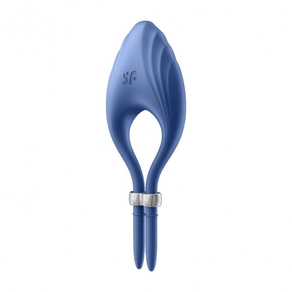 Satisfyer Duelist - Rechargeable Vibrating Cock Ring (Blue)