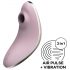 Satisfyer Vulva Lover 1 - Rechargeable Air Pulse Clitoral Vibrator (Purple)