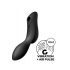 Satisfyer Curvy Trinity 2 - Rechargeable Air Pulse 2in1 Vibrator (Black)