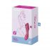 Satisfyer Curvy Trinity 3 - oplaadbare luchtgolven 2-in-1 vibrator (rood)