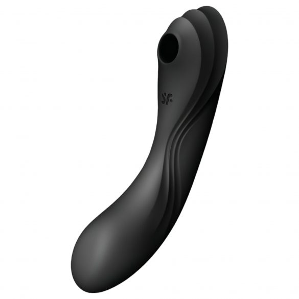 Satisfyer Curvy Trinity 4 - Rechargeable Air Pulse 2in1 Vibrator (Black)