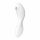 Satisfyer Curvy Trinity 5+ - smart luftvåg 2-i-1 vibrator (vit)