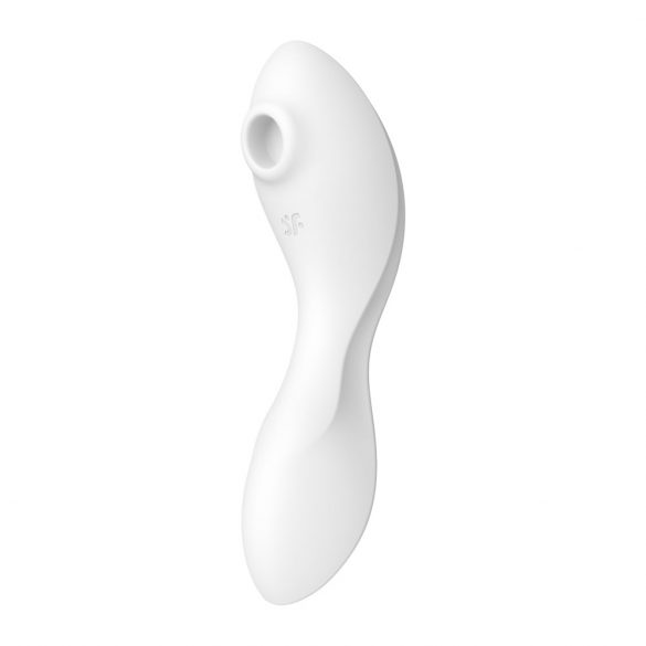 Satisfyer Curvy Trinity 5+ - gudrais gaisa viļņu 2in1 vibrators (balts)