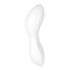 Satisfyer Curvy Trinity 5+ - smart luftvåg 2-i-1 vibrator (vit)