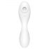 Satisfyer Curvy Trinity 5+ - Smart Air Pulse 2-in-1 Vibrator (White)