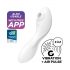 Satisfyer Curvy Trinity 5+ - Smart Air Pulse 2-in-1 Vibrator (White)