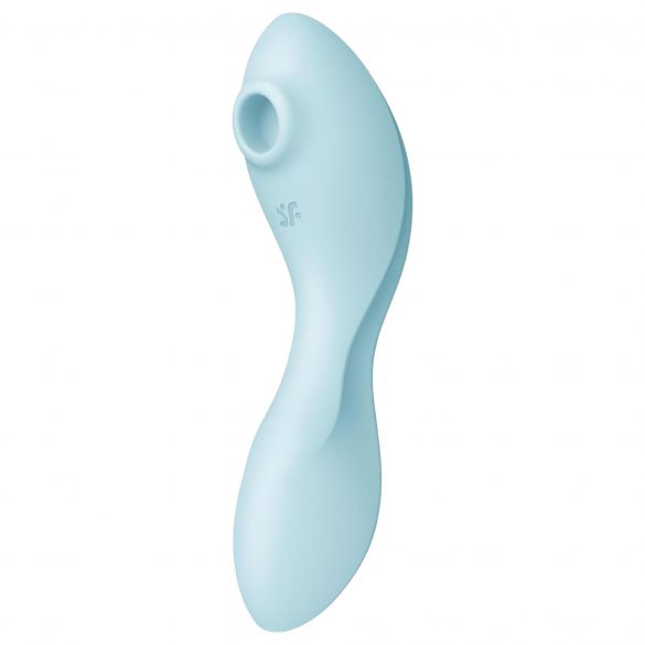 Satisfyer Κυρτός Τριάδα 5+ - έξυπνος αεροπαλμικός 2σε1 δονητής (μπλε)