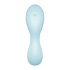 Satisfyer Curvy Trinity 5+ - Vibromasseur à onde d'air 2-en-1 intelligent (bleu)