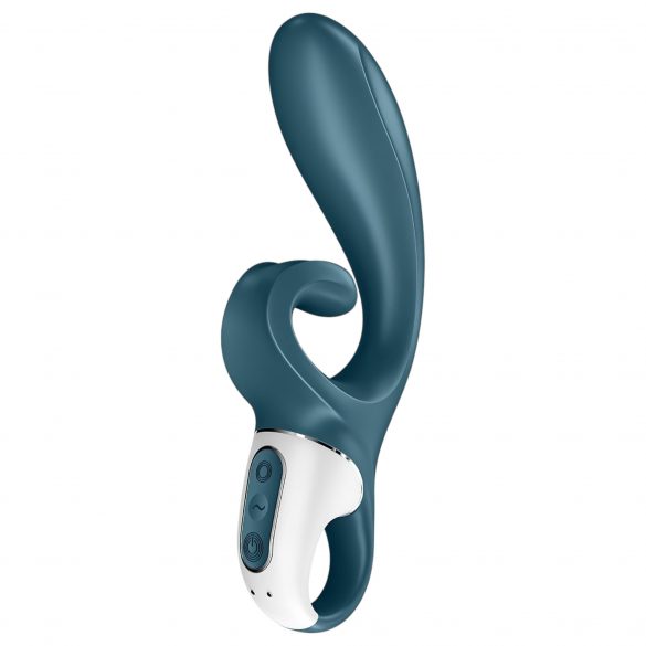 Satisfyer Hug Me - Smart Clitoral Vibrator (Grey-Blue)