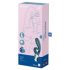 Satisfyer Hug Me - slimme vibrator met clitorisstimulator (grijs-blauw)