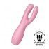 Satisfyer Threesome 3 - Rechargeable Clitoral Vibrator (Pink)