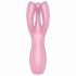 Satisfyer Threesome 3 - wibrator łechtaczkowy z akumulatorem (różowy)