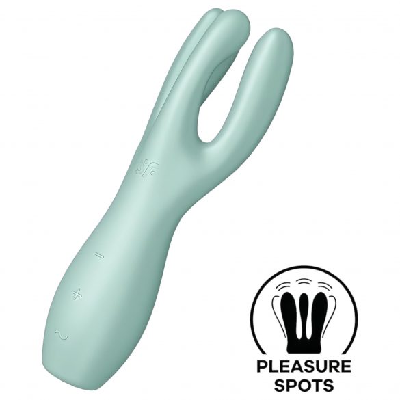 Satisfyer Threesome 3 - bežični vibrator za klitoris (mint)