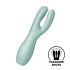 Vibratore per Clitoride con Tre Braccia Satisfyer Threesome 3 - Ricaricabile (Menta)