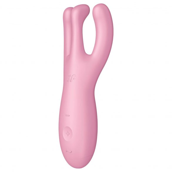 Satisfyer Threesome 4 - slimme clitorisvibrator (roze)