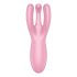 Satisfyer Threesome 4 - inteligentny wibrator łechtaczkowy z możliwością ładowania (różowy)