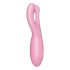 Satisfyer Threesome 4 - Smart Clitoral Vibrator (Pink)