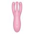 Satisfyer Threesome 4 - Smart Clitoral Vibrator (Pink)