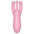 Satisfyer Threesome 4 - slimme clitorisvibrator (roze)