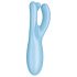 Satisfyer Threesome 4 - chytrý dobíjecí vibrátor na klitoris (modrý)