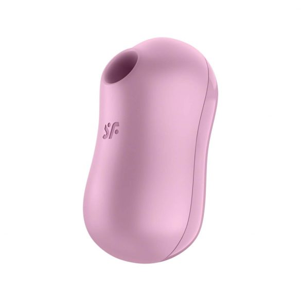 Satisfyer Cotton Candy - vibrator clitoridian cu unde de aer, reîncărcabil (mov)