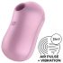 Satisfyer Cotton Candy - Rechargeable Air Pulse Clitoral Vibrator (Purple)